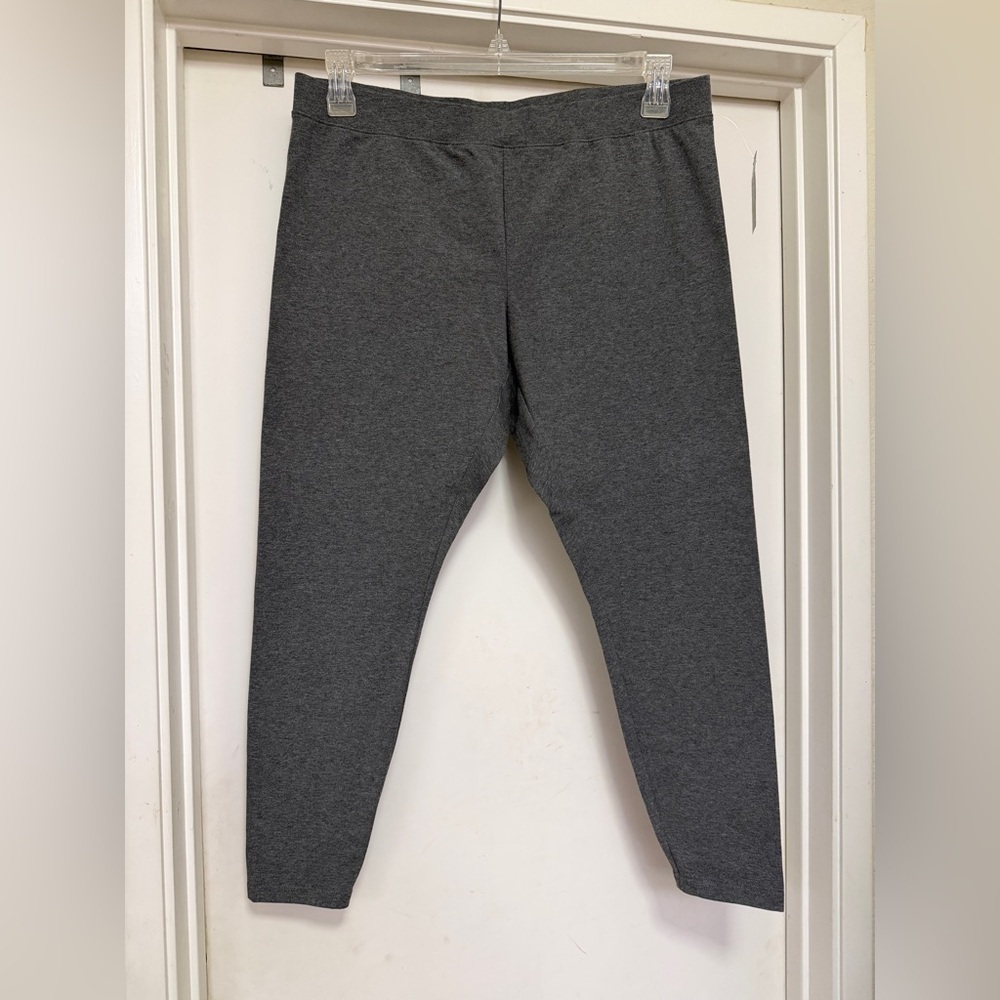 L.L. Bean Perfect Fit Legging - dark gray heather - size Petite L